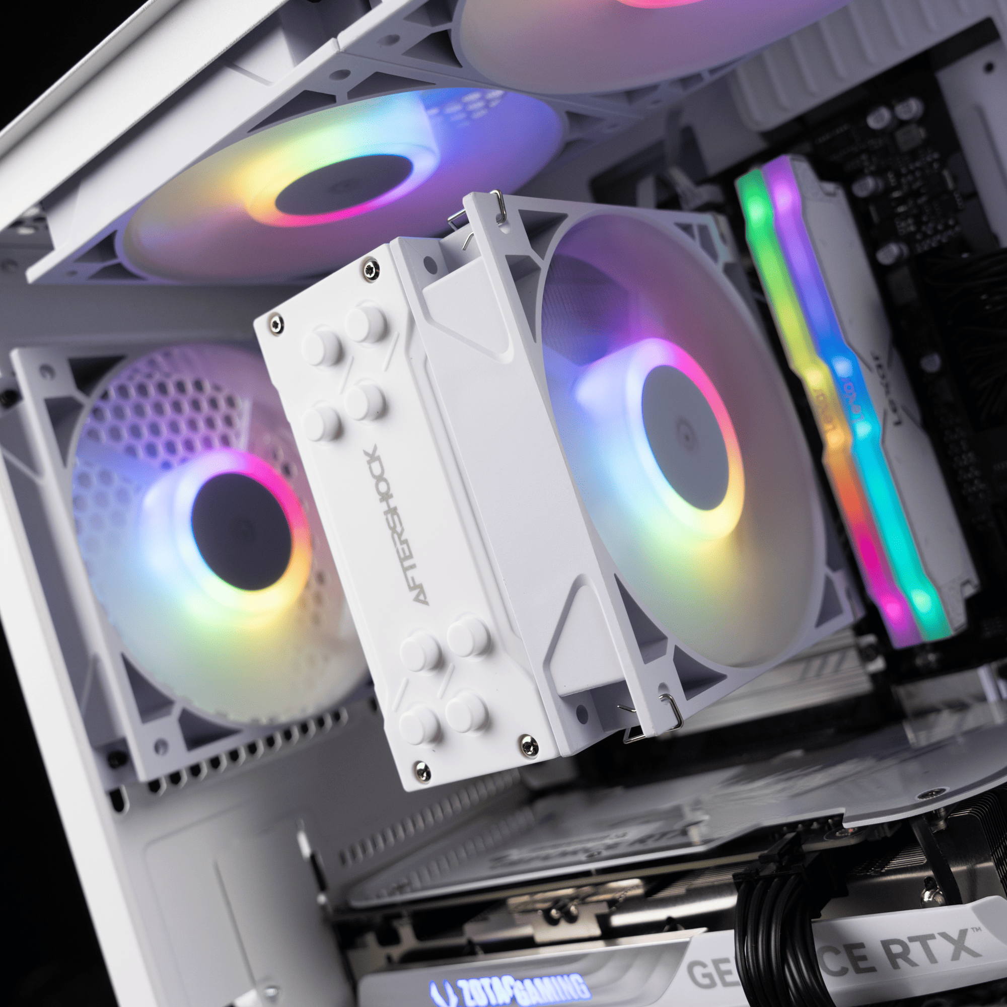 Aftershock Cloud Desktop Gaming PC - AMD Ryzen 5 7400F Processor & NVIDIA RTX 4060 Graphics - High Performance Gaming Computer for Esports, Streaming & VR Gaming