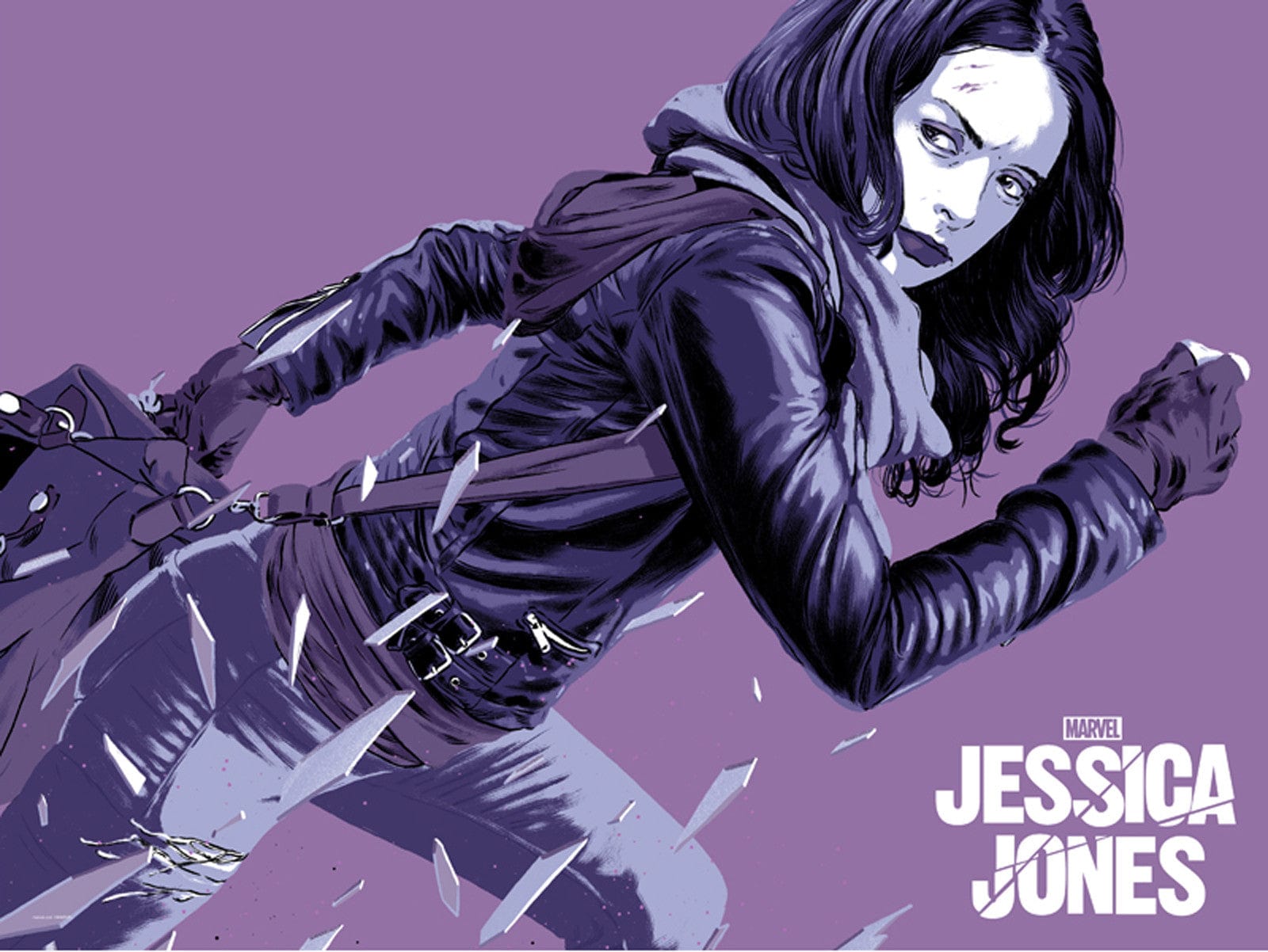 Jessica Jones Poster - Premium Quality Marvel Superhero Wall Art - Perfect for Home Decor, Office, and Gifts for Fans