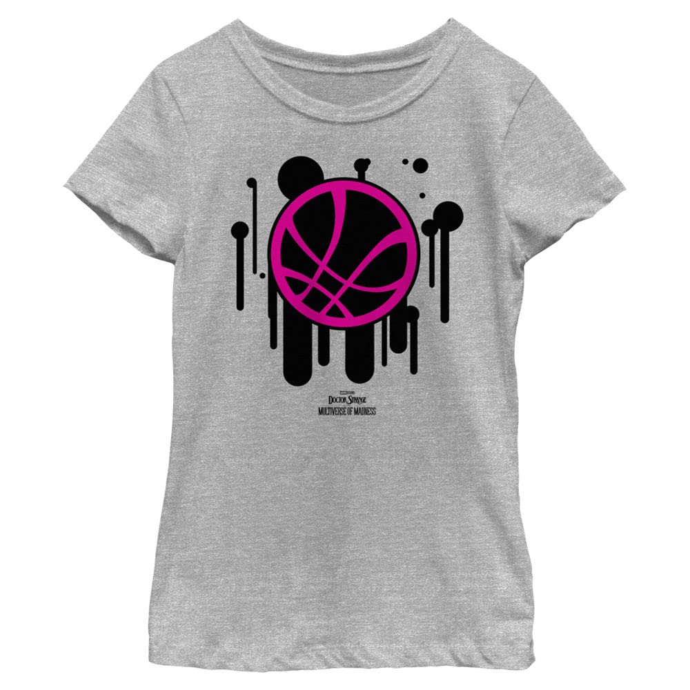 Marvel Superhero Girl's Fashion Drip Seal Graphic T-Shirt - Cool Casual Tee for Kids & Teens - Perfect for School, Parties & Everyday Wear