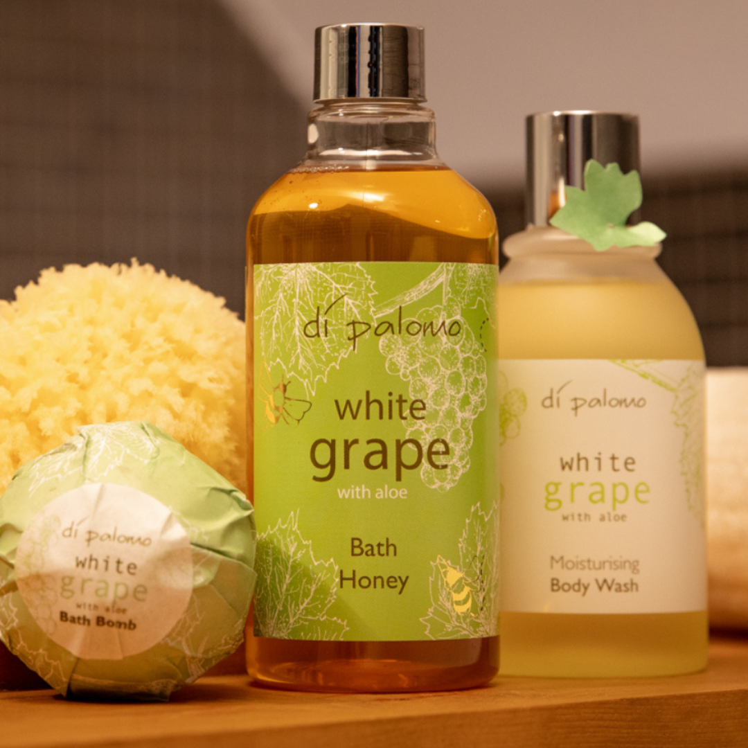 Di Palomo White Grape Bath Honey 300ml - Luxurious Moisturizing Body Wash for Soft Skin | Perfect for Spa Nights & Relaxing Bath Time Self-Care