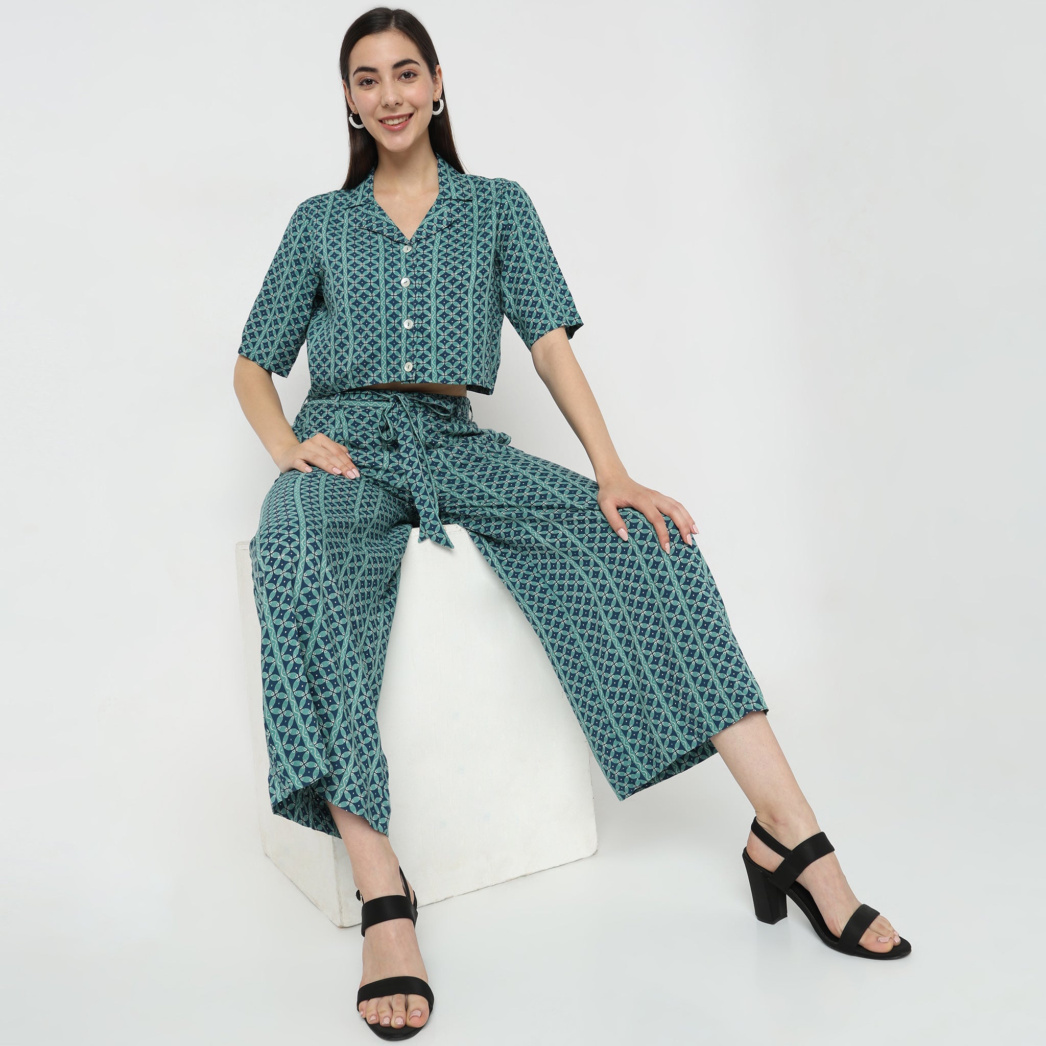 Stylish Boxy Fit Printed Top for Women - Trendy Loose Fit Casual Blouse - Perfect for Everyday Wear, Office & Outings