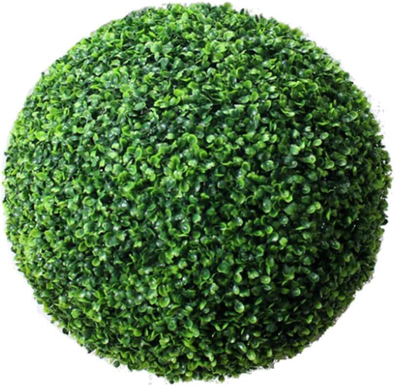 25cm Artificial Boxwood Ball - Realistic Fake Buxus Topiary Sphere for DIY Home Decor, Garden, Wedding & Party Decoration