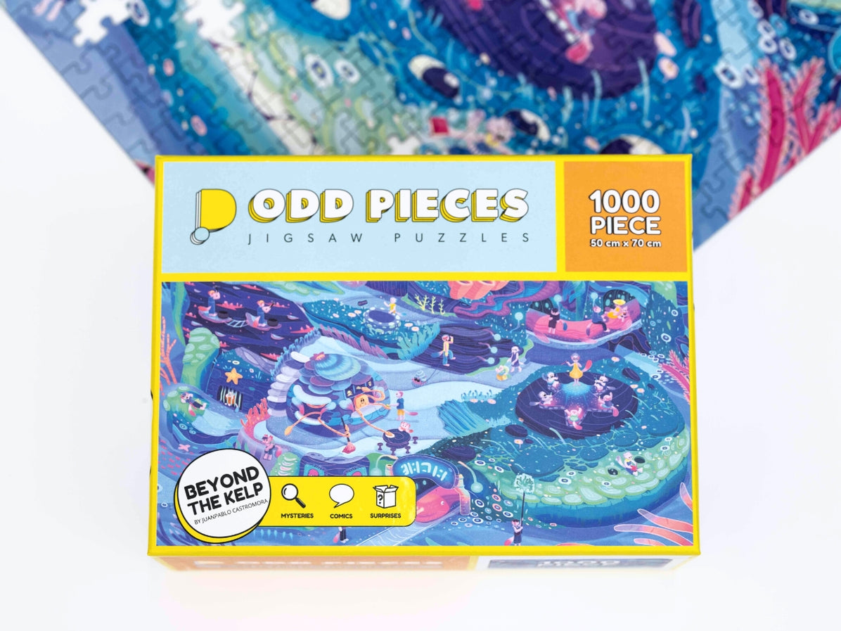Beyond the Kelp | 1000-Piece Ocean Themed Jigsaw Puzzle for Adults - Perfect for Relaxation, Family Bonding & Home Decor