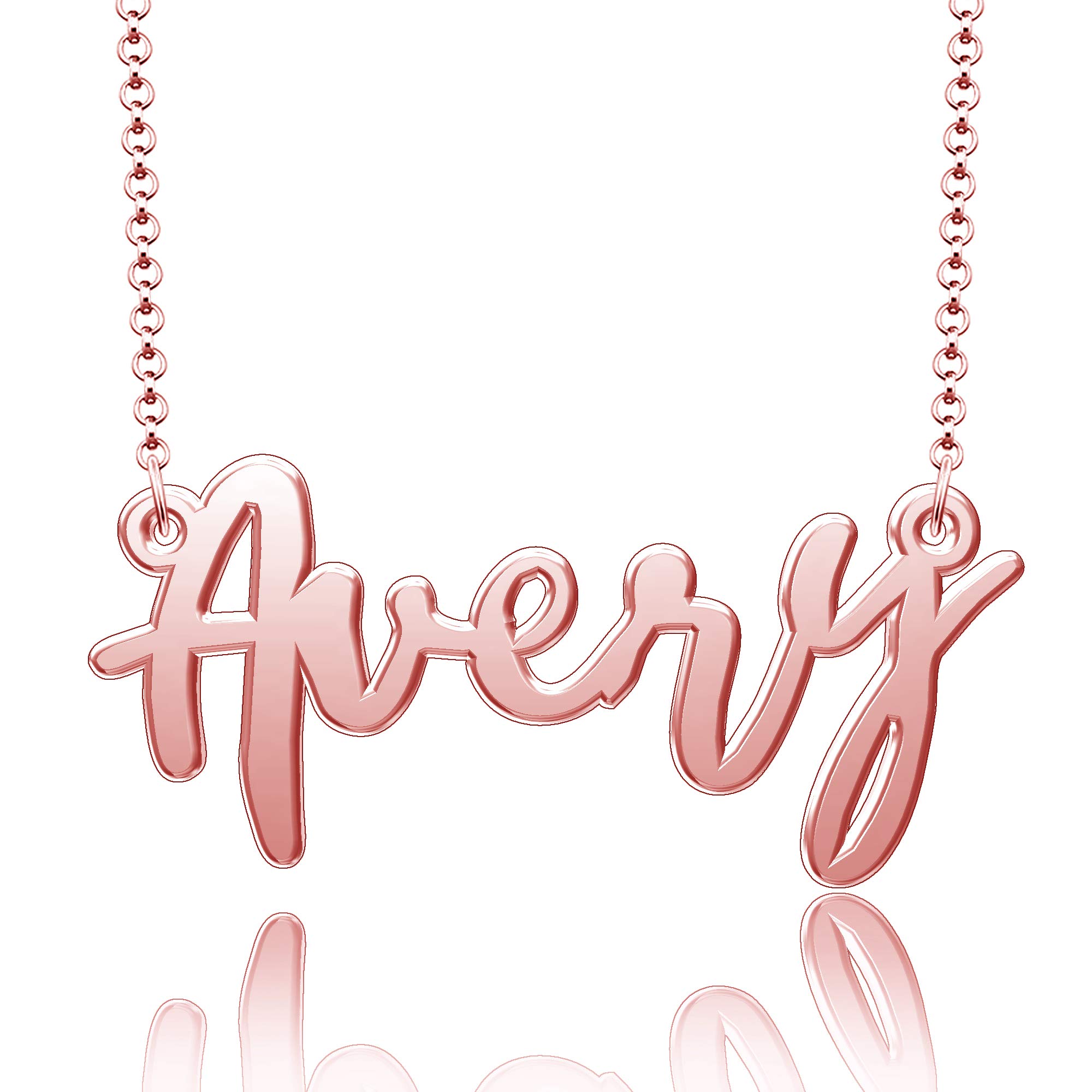 Custom 925 Sterling Silver Personalized Name Necklace - Unique Mother's Day Gift for Mom - Perfect for Birthdays, Anniversaries & Special Occasions