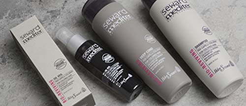 HELEN SEWARD BIG KIT BIO REVIVING Hair Care Set (1000ml Shampoo, 1000ml Conditioner, 75ml Oil) - Professional Salon Quality Treatment for Damaged & Dry Hair - Perfect for Home Hair Spa & Deep Conditioning