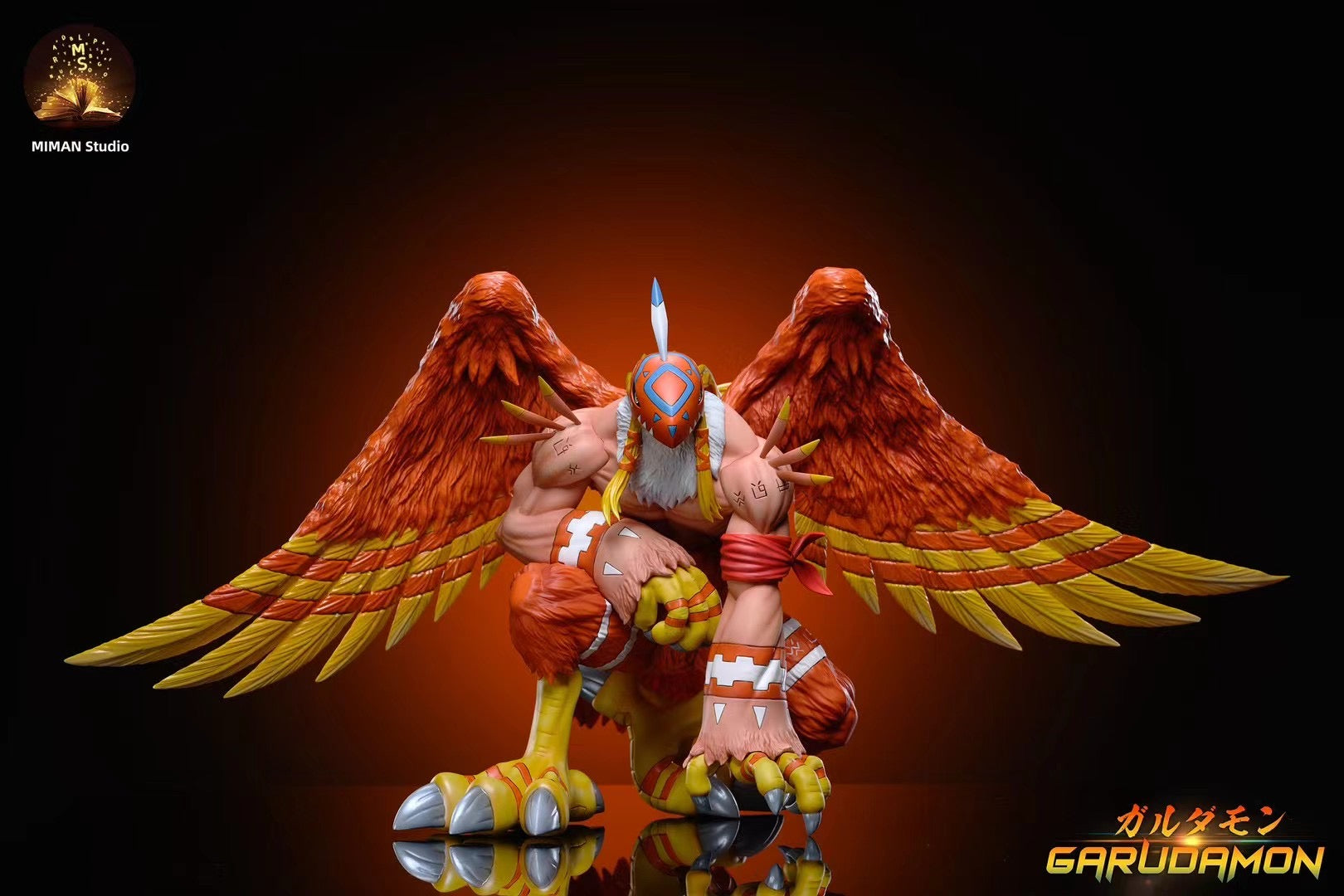 Miman Studio Garudamon Action Figure - Collectible Digimon Toy for Fans | Perfect for Display, Gifts, and Anime Enthusiasts