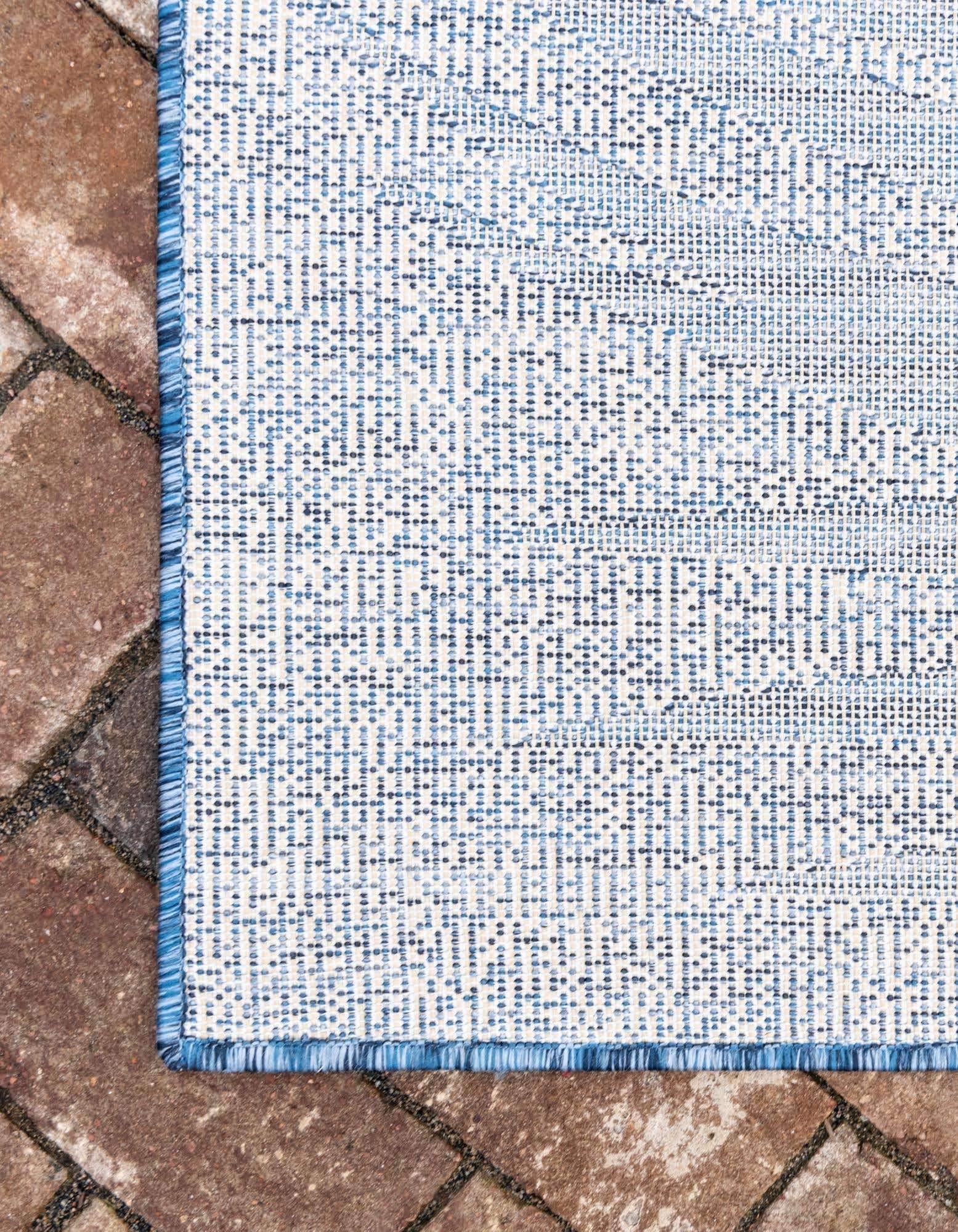 Unique Loom Outdoor Botanical Collection Area Rug - Palm Tree Design 4'1