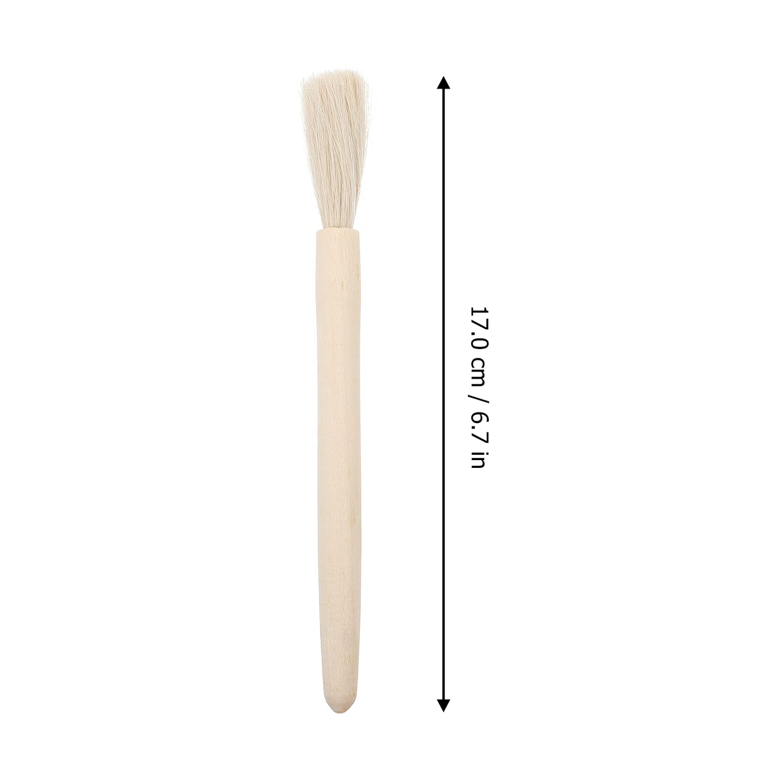 5-Pack Wooden Handle Cleaning Brushes for Lab, Coffee, Keyboard & Windows - Multi-Purpose Beaker, Scale & Groove Cleaning Brushes for Home, Office & Laboratory Use