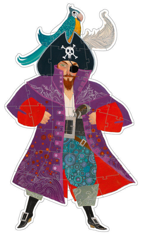 Elliott Pirate Puzzle 36 Pieces - Fun and Educational Toy for Kids, Perfect for Family Game Night and Birthday Gifts