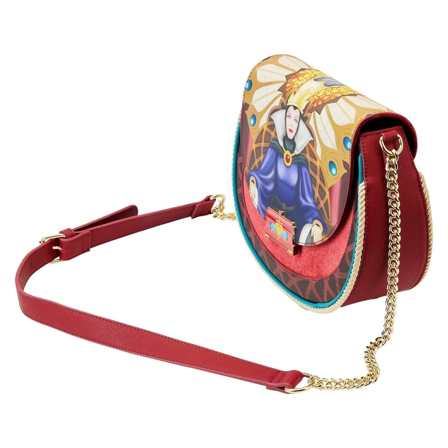 Disney Snow White Queen Crossbody Bag - Snow White & the Seven Dwarfs Themed Fashion Purse for Women | Perfect for Cosplay, Disney Parks & Collector's Display