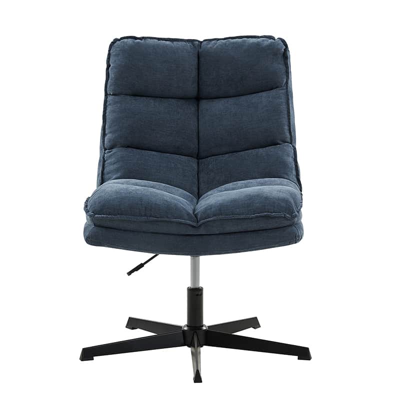 Simon Armless Office Chair with Thick Cushion - Ergonomic Comfort for Home Office, Study, and Workspace - Perfect for Long Hours of Sitting