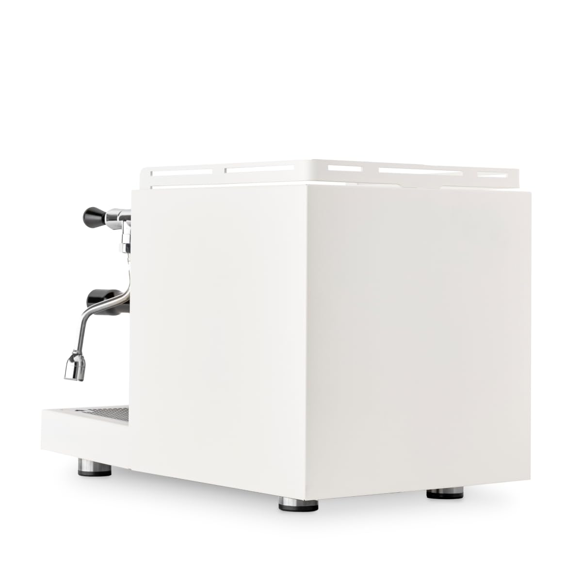 Diletta Alto Dual Boiler Espresso Machine with PID & Flow Control | Adjustable OPV & Shot Timer | Professional Home & Cafe Use (White) | Perfect for Latte, Cappuccino & Espresso Drinks