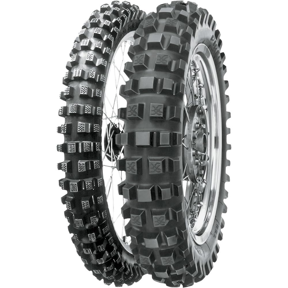 Pirelli MT16 80/100x21 (51R) Tube Type Motorcycle Tire - Intermediate Terrain for Suzuki DS250 1980 | Off-Road & Trail Riding Dirt Bike Tire