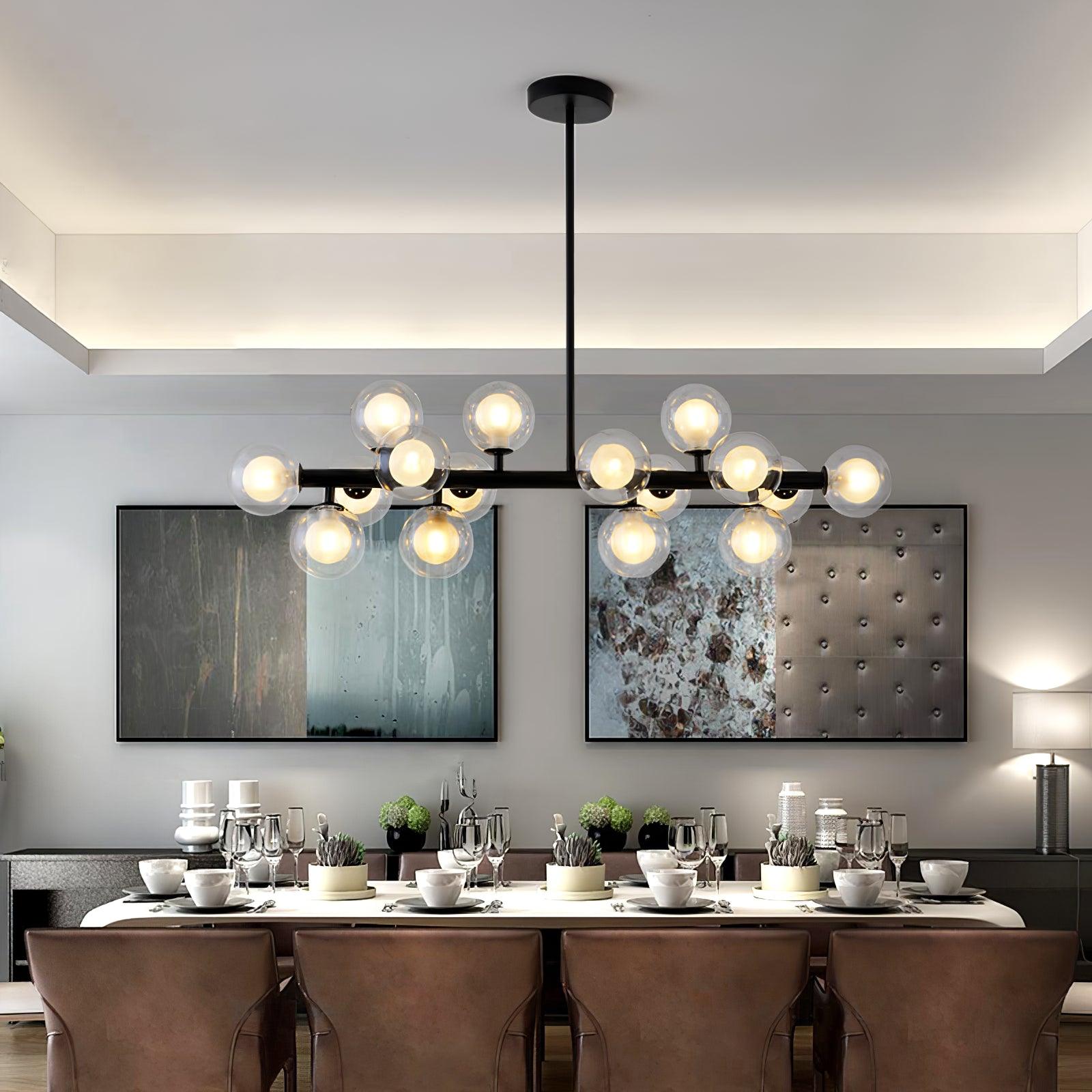 Elegant Aurelia Crystal Chandelier - Modern Ceiling Light Fixture for Dining Room, Living Room & Bedroom | Perfect for Home Decor, Wedding & Special Occasions