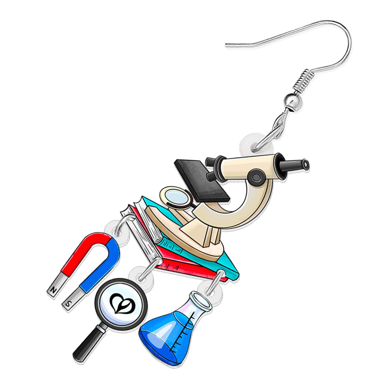 Science Atom Earrings for Women - Chemistry Teacher Gifts for Back to School & Lab