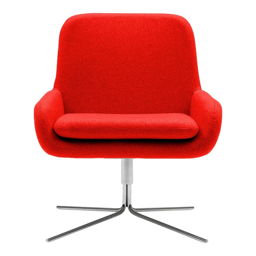 Modern Coco Swivel Chair - 360° Rotating Accent Chair with Upholstered Seat & Sturdy Metal Base - Perfect for Living Room, Bedroom, or Office Decor
