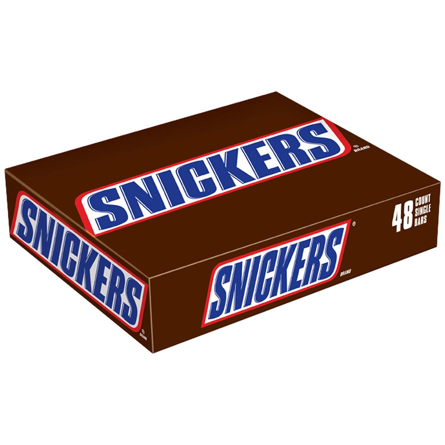 Snickers Chocolate Candy Bar - 1.86 oz (Pack of 1) - Peanut, Caramel & Nougat Snack - Perfect for Lunchboxes, Office Snacks & Halloween Treats