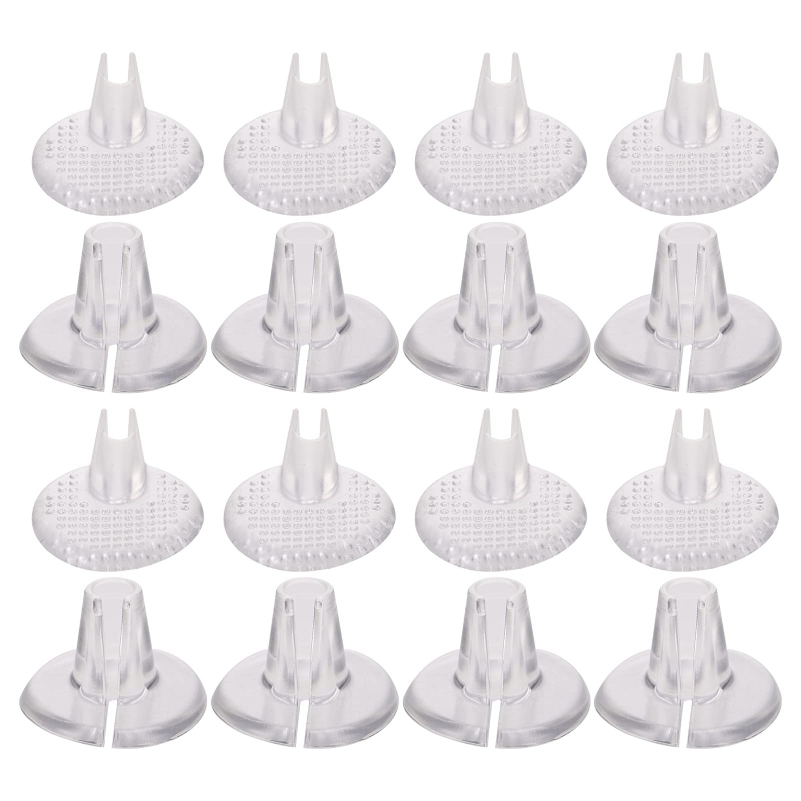 16Pcs Transparent Anti-Slip Heel & Toe Gel Pads - PU Protective Foot Stickers for Shoes, Blisters & Pain Relief - Perfect for High Heels, Sandals & Daily Wear Comfort