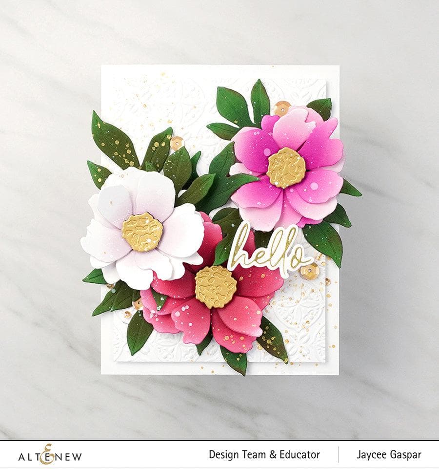 Fragrant Peony Layering Die Set for DIY Paper Flower Crafting - Perfect for Scrapbooking, Card Making, and Home Decor