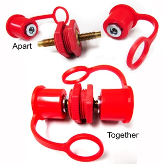 High-Performance Red Power Stud Battery Box - Durable & Reliable for Car Audio, Marine, and RV Applications