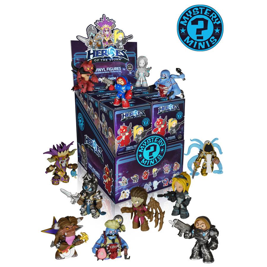 Blizzard's Heroes of the Storm Mystery Mini Figures - Case of 12 Collectible Game Characters - Perfect for Gaming Fans, Gift Giving & Display Collections