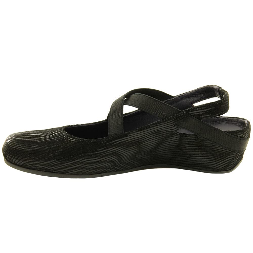 VANELi Women's Marjory Sling Back Flats - Comfortable Casual Shoes for Work & Walking - Black | Perfect for Office, Travel & Everyday Wear