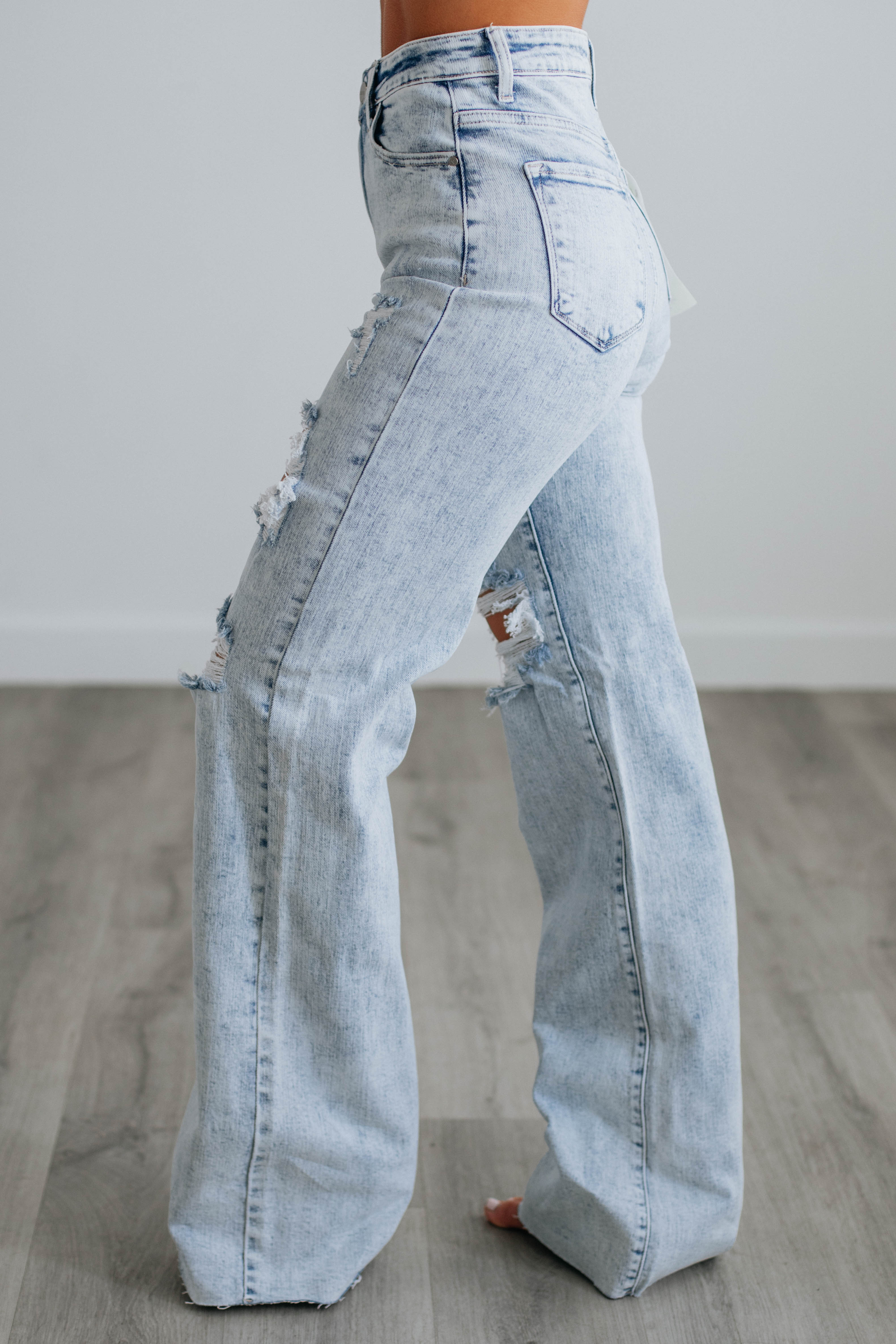 Georgia Risen Jeans - Light Wash Denim for Women | Comfortable High-Rise Skinny Jeans | Perfect for Casual Wear & Everyday Outfits