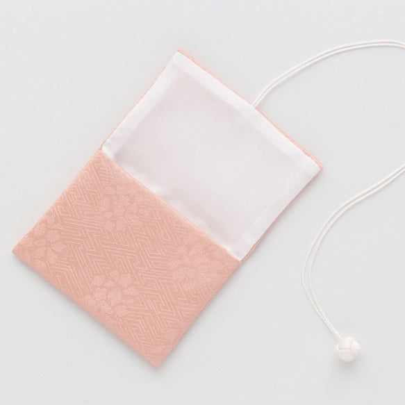 Handmade Kyo Yuzen Jewelry Pouch in Pink - Traditional Japanese Silk Accessory from Kyoto | Perfect for Gift Giving & Organizing Necklaces, Earrings & Rings