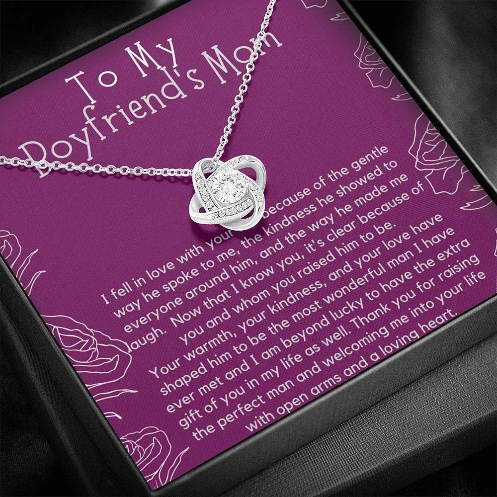 Personalized Jewelry Gift for Boyfriend's Mom - Custom Name Necklace for Women, Mother's Day Gift, Birthday Present, Thank You Gift - Perfect for Special Occasions & Everyday Wear
