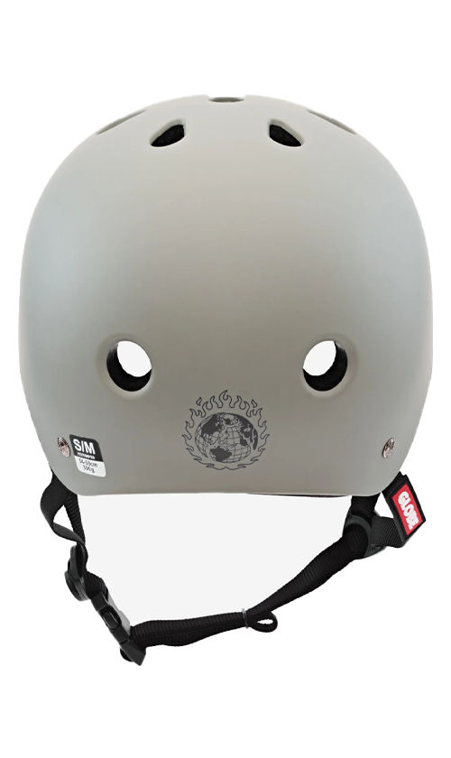 Globe Goodstock Certified Skateboard Helmet - Matte Gunmetal with Bandana Design | Safe & Stylish for Skateboarding, Scooters & BMX Riding
