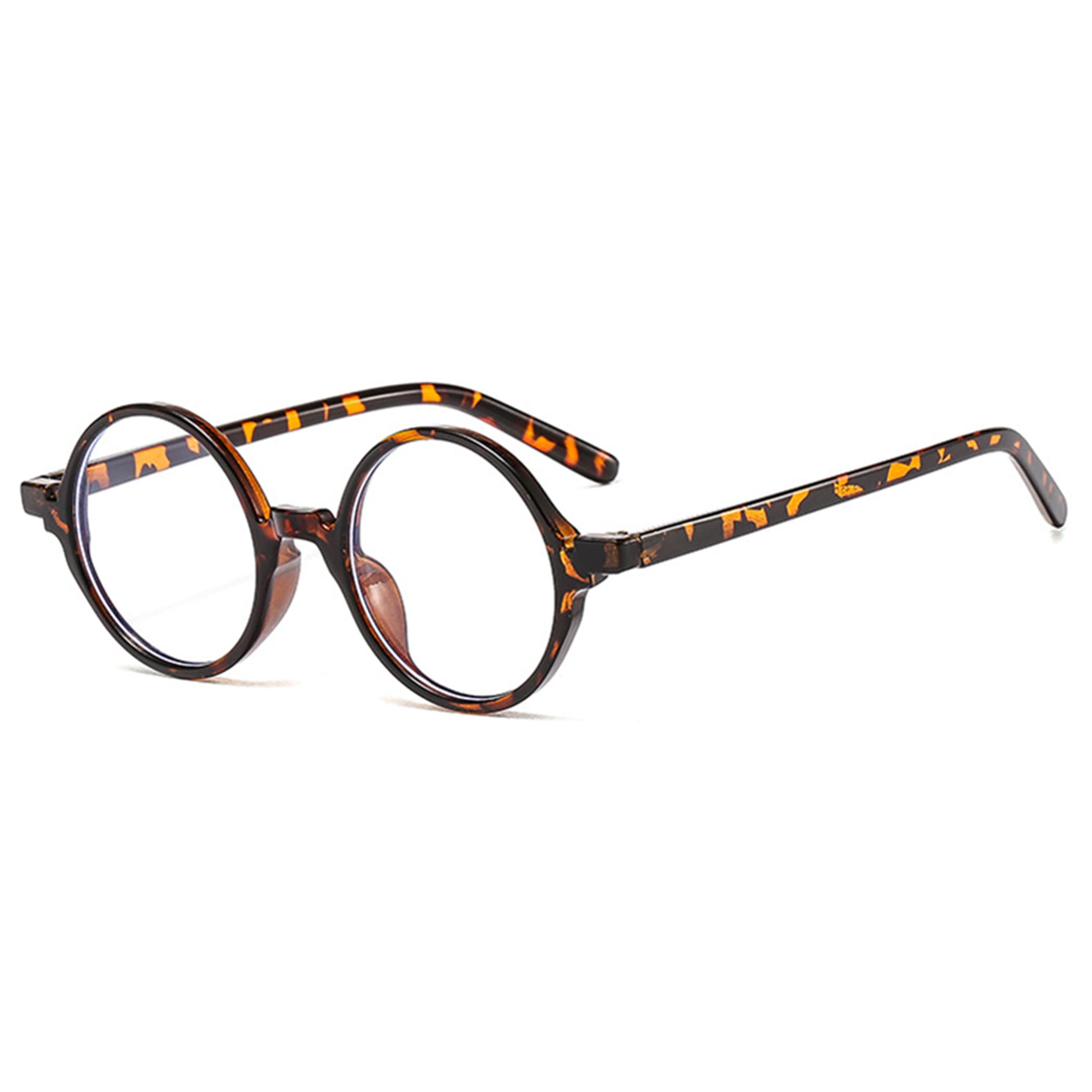 Blue Light Blocking Reading Glasses for Women & Men - Anti-Eye Strain Round Computer Readers - Perfect for Office Work, Screen Time & Digital Device Use