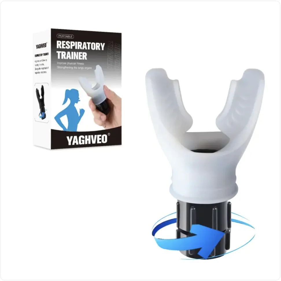 Adjustable Portable Breath Trainer - Improve Lung Capacity & Muscle Strength for Fitness, Singing & Sports Training | Lightweight & Travel-Friendly for Home, Gym & Outdoor Use
