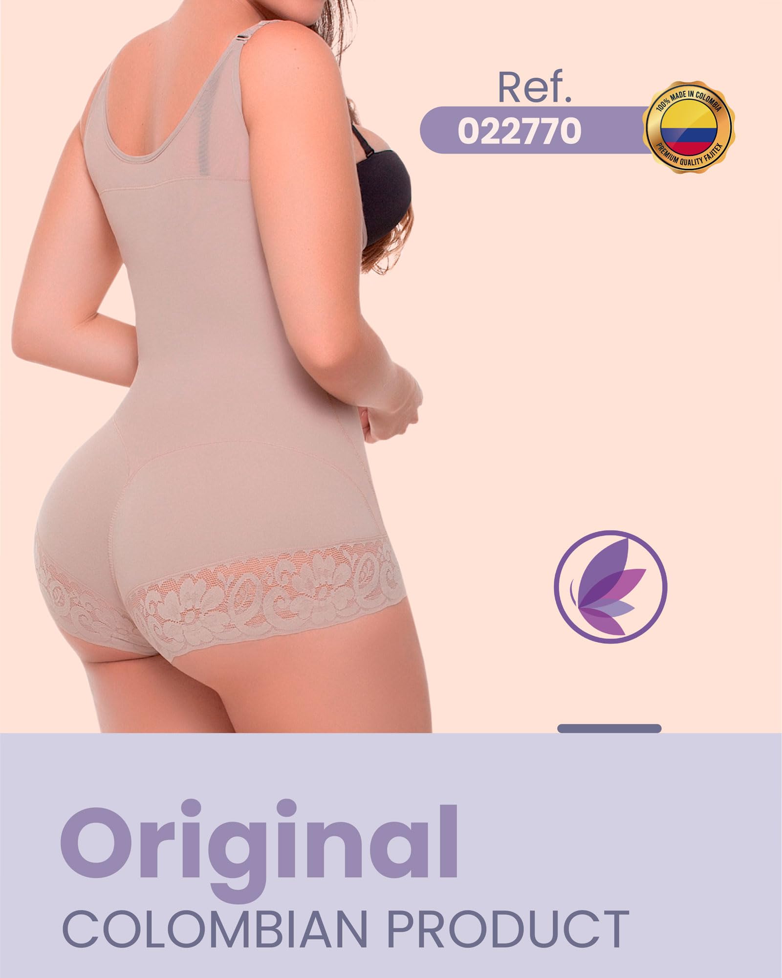 Fajitex Colombian Shapewear for Women - High Compression Body Shaper, Tummy Control & Abdomen Slimming Girdle | Perfect for Postpartum, Weight Loss & Everyday Wear