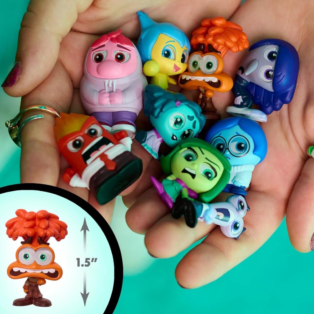 Just Play Disney Doorables Inside Out 2 Collection Peek Figures - Kids Toys for Ages 5+ | Fun Emotional Learning & Playtime for Boys & Girls | Perfect for Birthday Gifts, Party Favors & Collectibles