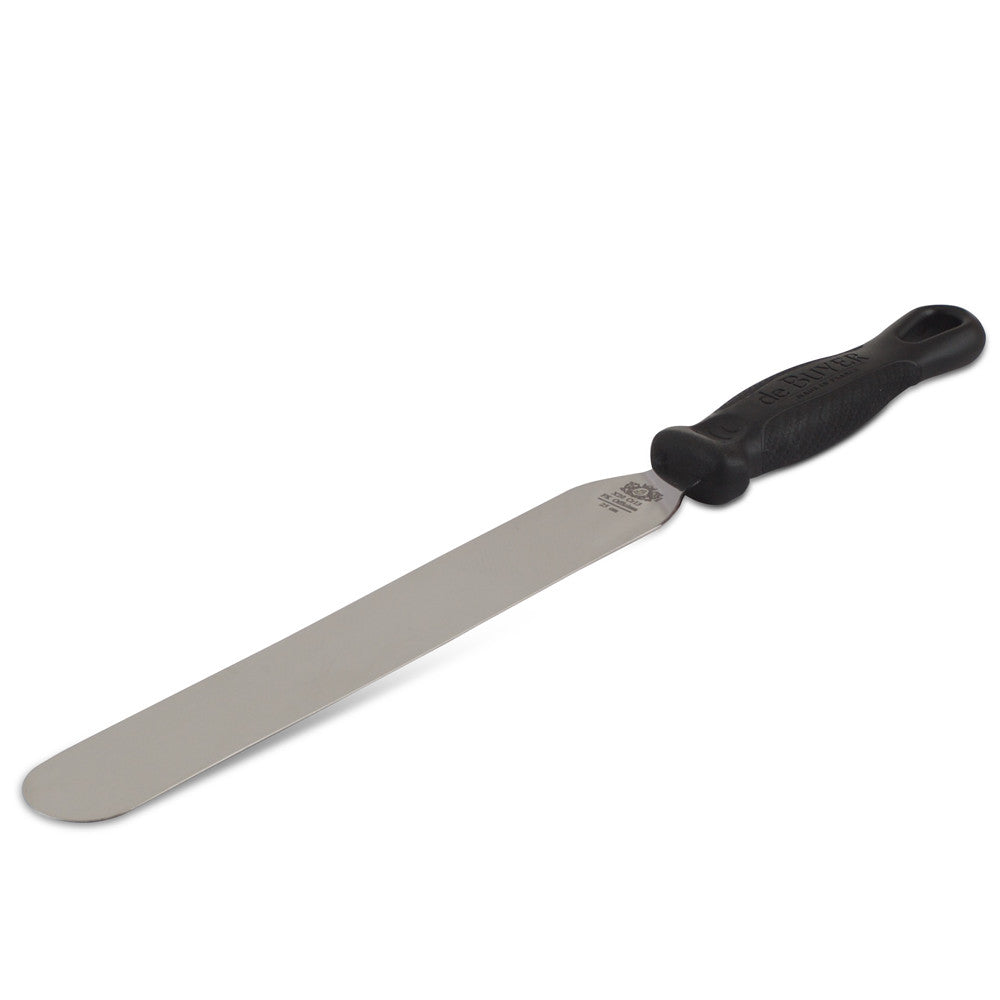 FKOfficium Straight Pastry Spatula - Professional Stainless Steel Baking Tool for Cake Decorating, Icing, Fondant - Perfect for Home Bakers & Pastry Chefs