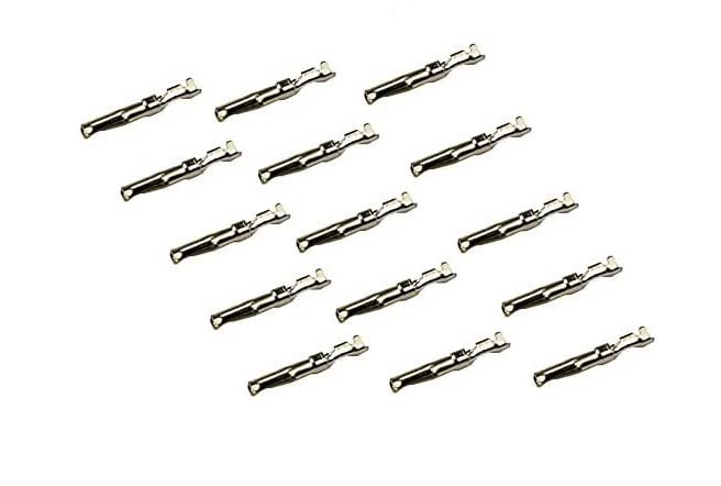 Premium DB15 Female Crimp Kit - No Ear, Full Profile, Deluxe Metal Hood Connector for Electronics | High-Quality Replacement for Amazon $18.49 | Perfect for Computer Networking, Audio Equipment & Industrial Applications