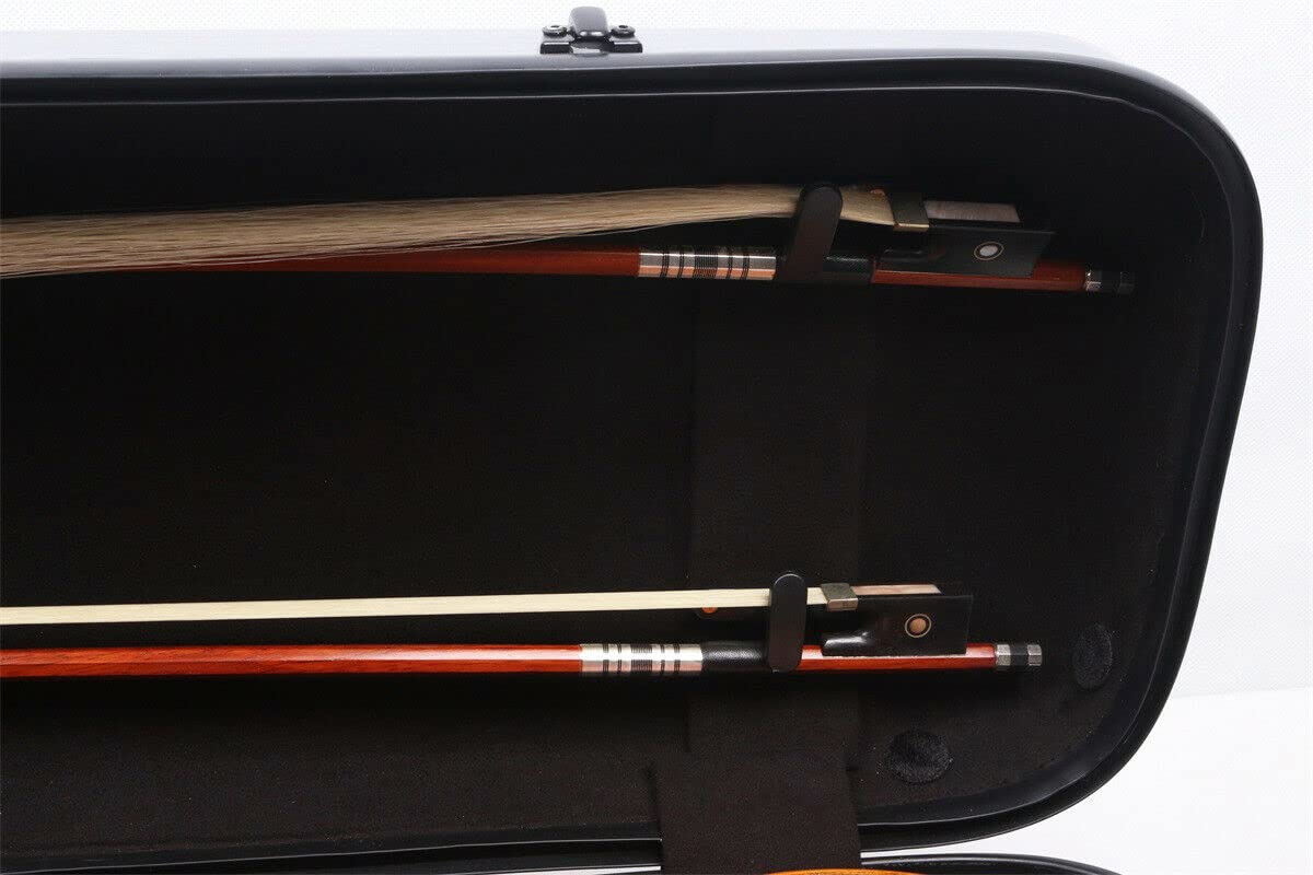 Premium 4/4 Violin Case - Mixed Carbon Fiber Hard Shell with Sheet Bag, Top Handle & Adjustable Shoulder Strap | Durable Violin Protection for Travel, School & Professional Use