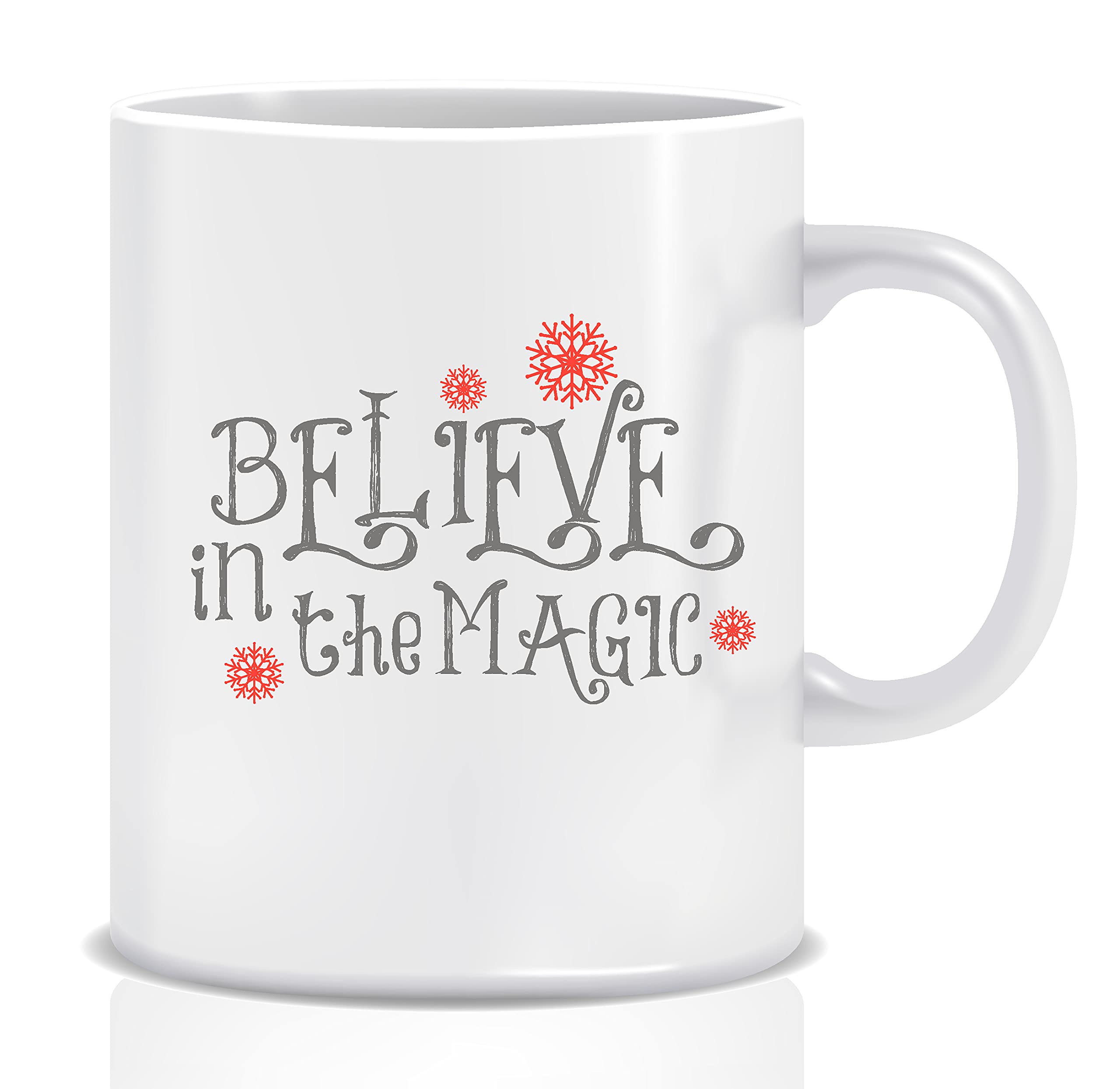 Funny Cat Christmas Coffee Mug - 11oz Holiday Tree Design Ceramic Cup for Xmas Gifts, Office & Home Use