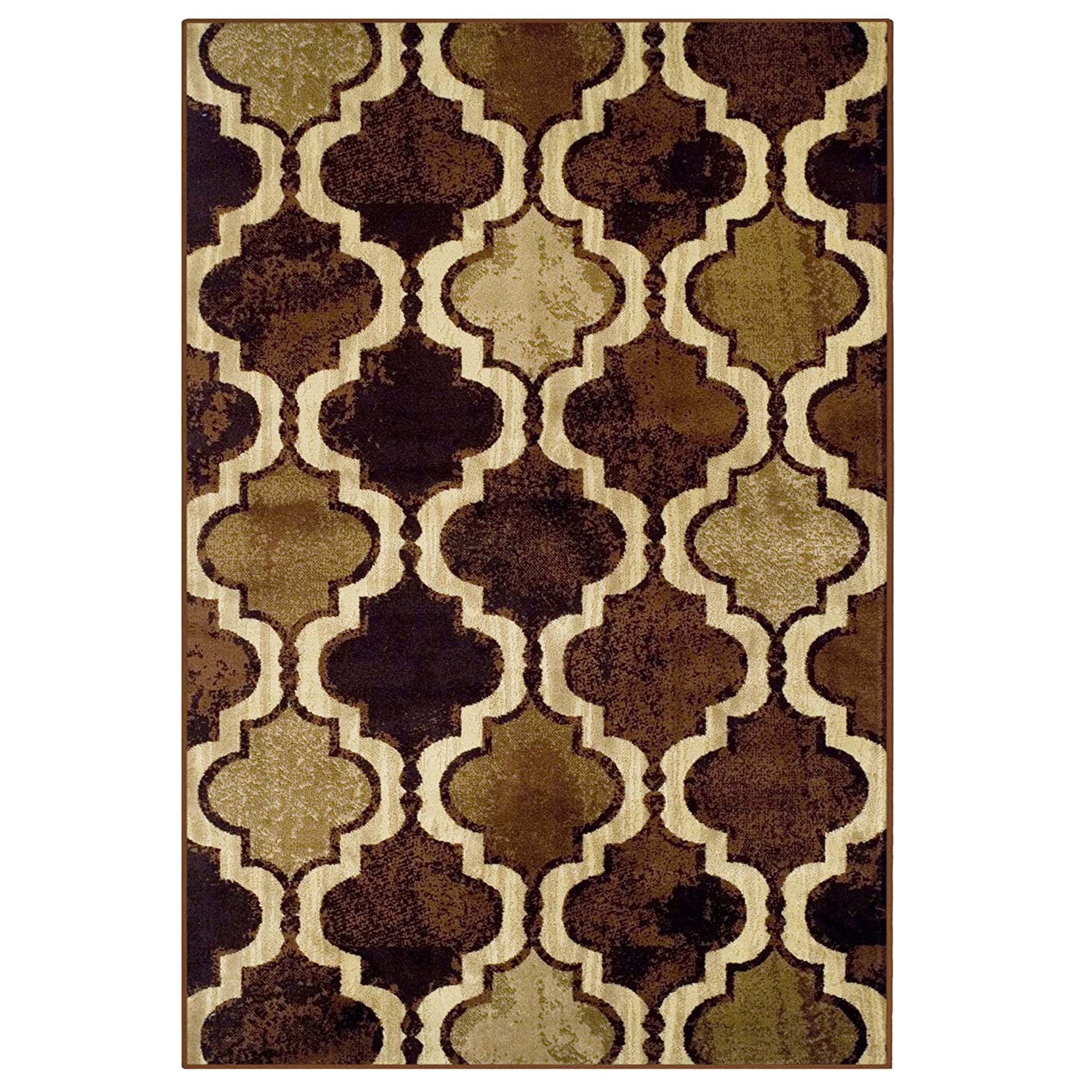 Viking Geometric Trellis Indoor Area Rug & Runner - Non-Slip Boho Chic Carpet for Living Room, Bedroom, Hallway - Perfect for Nordic Home Decor & Cozy Spaces