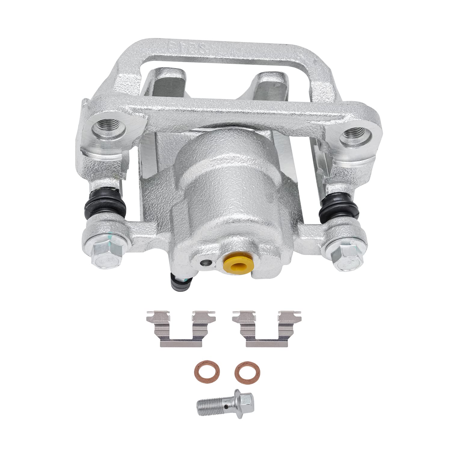 Detroit Axle Rear Brake Calipers & Ceramic Brake Pads Kit for Nissan Altima Maxima - Includes Brackets & Metal Piston Option | Durable Brake System Replacement for Smooth Stopping & Enhanced Safety