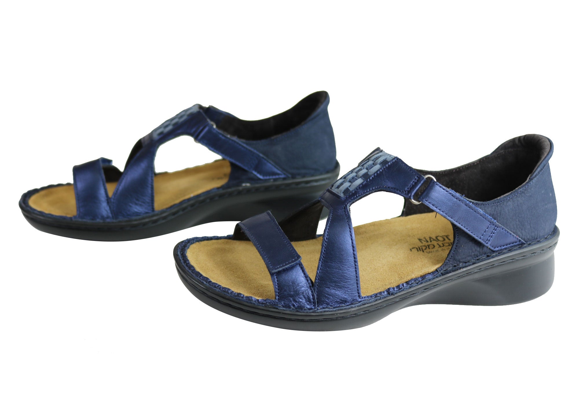 Naot Figaro Women's Leather Comfort Sandals - Wide Fit, Orthotic Friendly - Perfect for Walking, Travel & Casual Wear