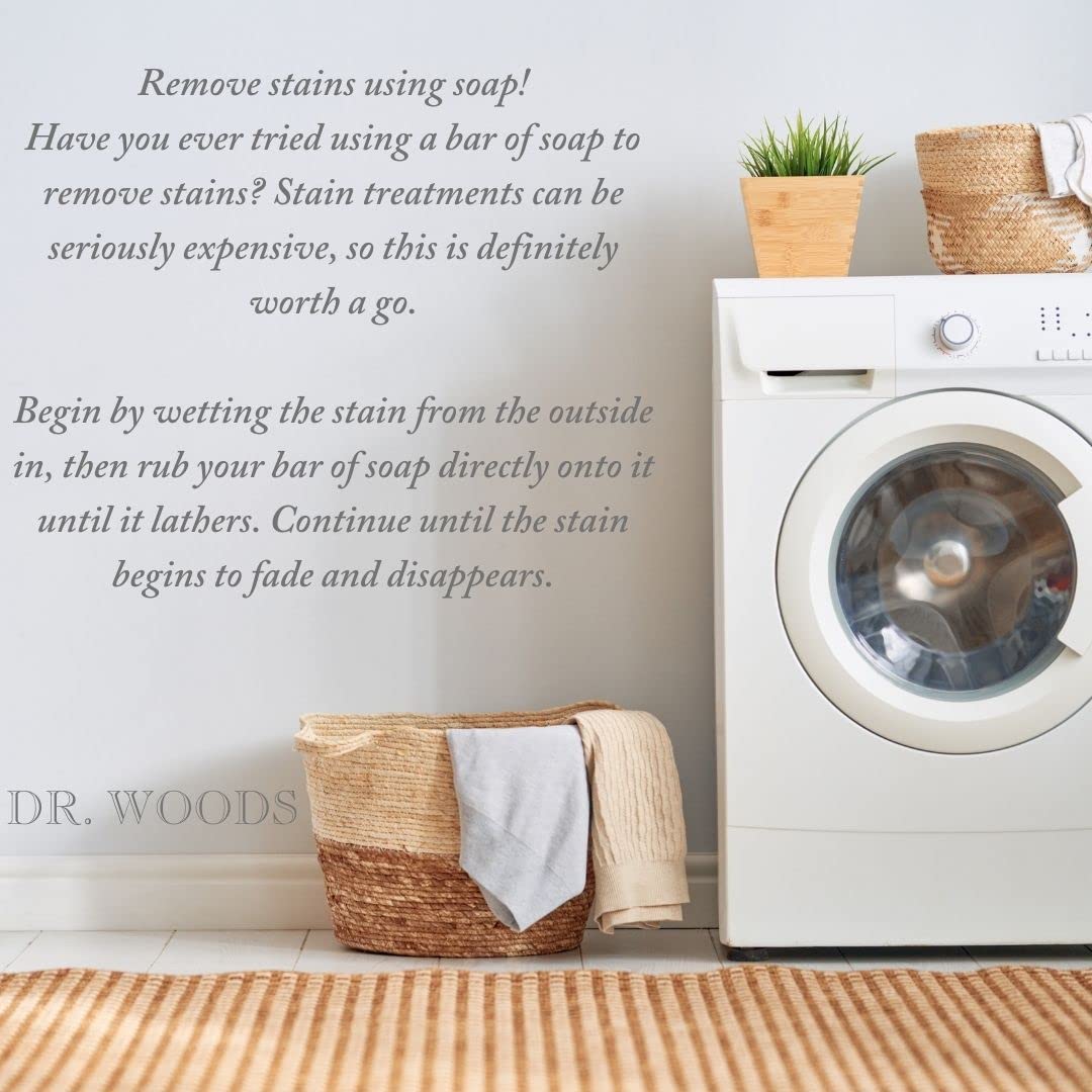 Dr. Woods Unscented Baby Mild Bar Soap with Organic Shea Butter - Gentle Cleansing for Sensitive Skin - 5.25 oz (Pack of 1) - Perfect for Newborns, Infants & Eczema-Prone Skin
