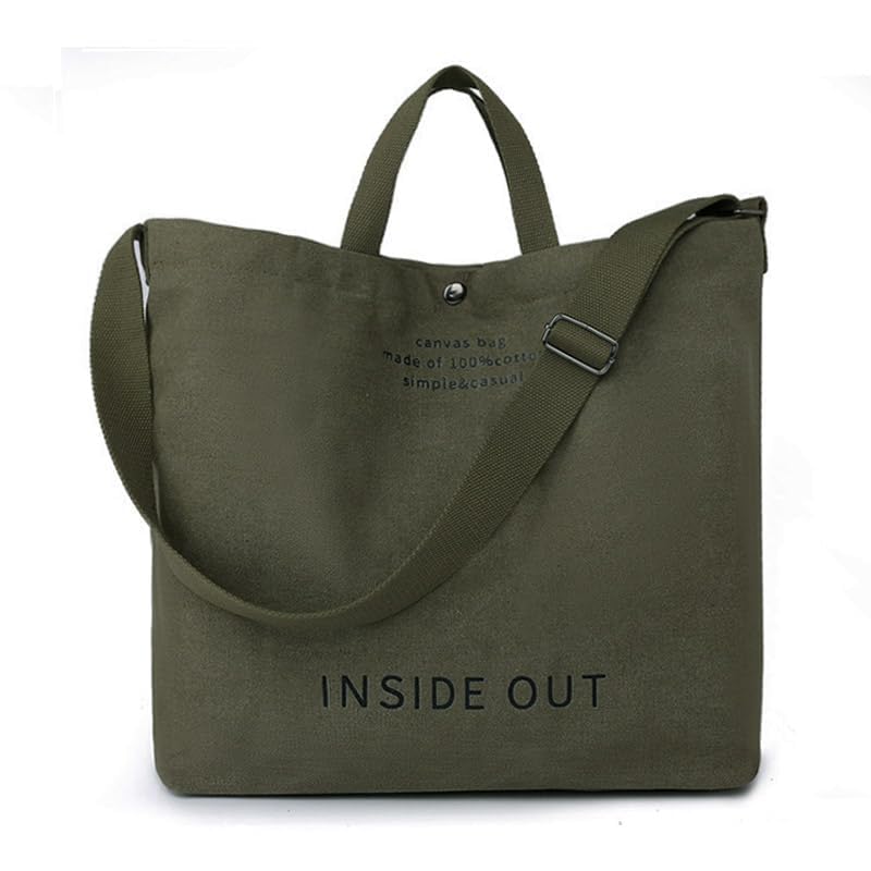 Stylish Large Canvas Tote Bag for Women - Durable Casual Shoulder Bag, Work Purse & Crossbody Handbag with Top Handle | Perfect for Office, Travel & Everyday Use