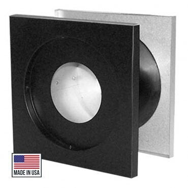 DuraVent 4 Inch Stainless Steel Wall Thimble for Pellet Stoves & Vents - 4PVP WT - Perfect for Home Heating & Fireplace Installations
