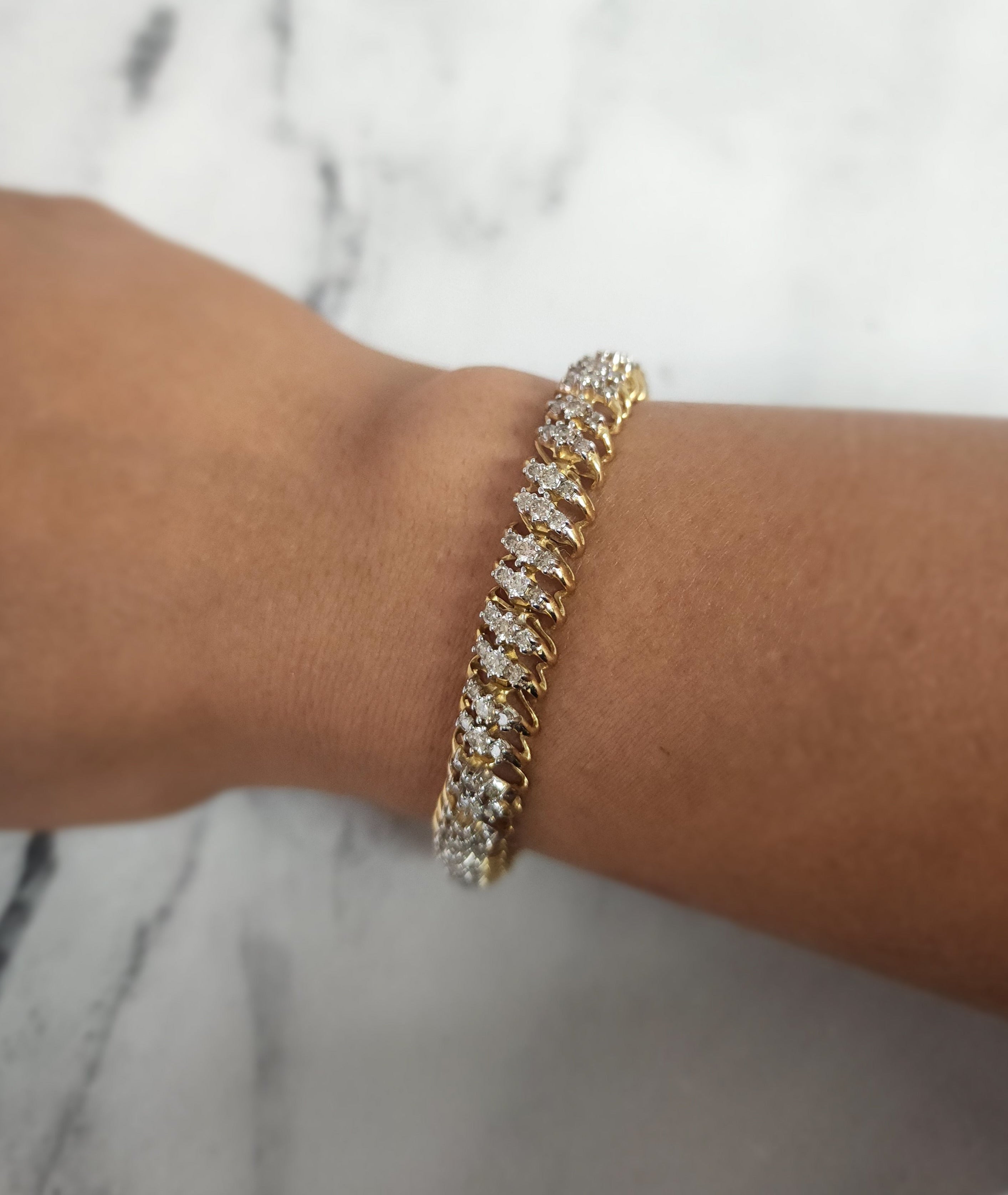 5 Carat Diamond Tennis Bracelet for Women - 14K White Gold Classic Elegant Jewelry Gift for Anniversary, Wedding & Special Occasions