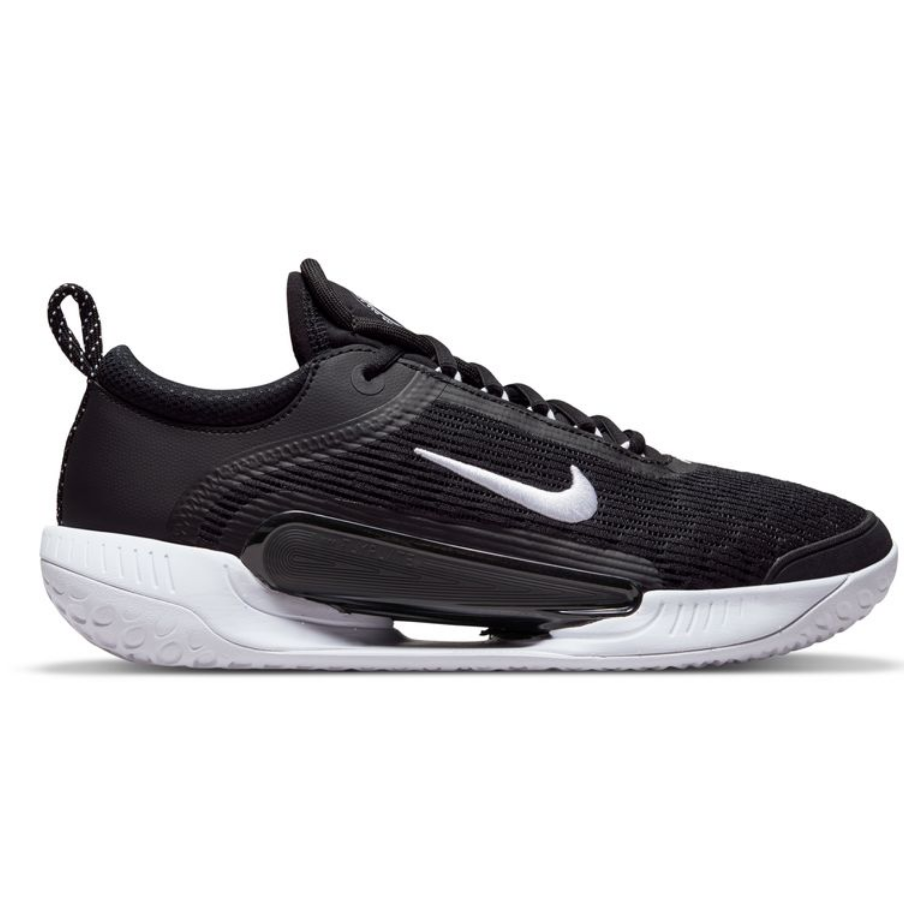 Nike Court Zoom NXT Men's Hard Court Tennis Shoes - Black/White | High-Performance Cushioning & Stability for Competitive Play | Perfect for Tennis Tournaments & Training Sessions