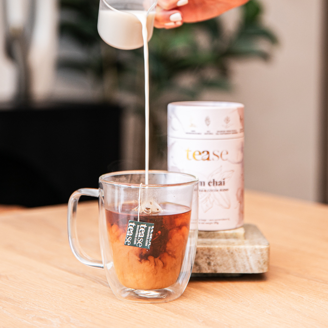 Premium Tease Aim Chai Tea - Authentic Herbal Blend for Relaxation & Wellness | Perfect for Stress Relief, Meditation & Daily Detox