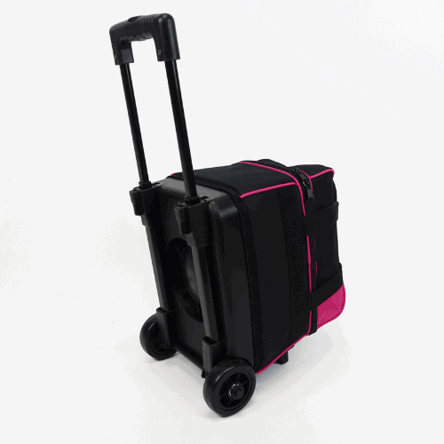 ELITE Basic Single Roller Pink Bowling Bag for Women & Men - Lightweight & Durable Bowling Accessories for League Play, Practice & Travel