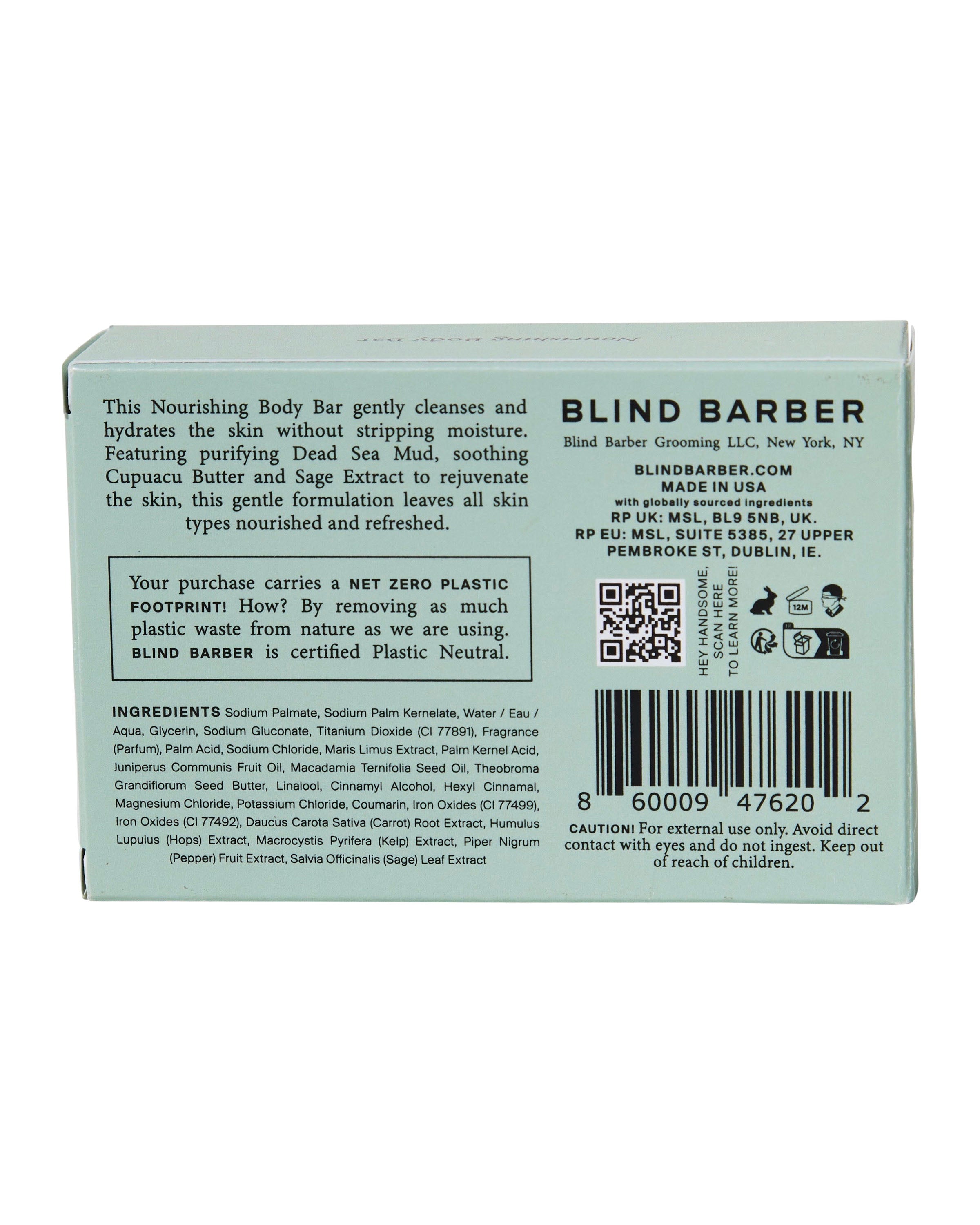 Organic Nourishing Body Bar with Shea Butter & Coconut Oil - Hydrating & Moisturizing for Dry Skin - Perfect for Daily Shower & Spa Relaxation at Home