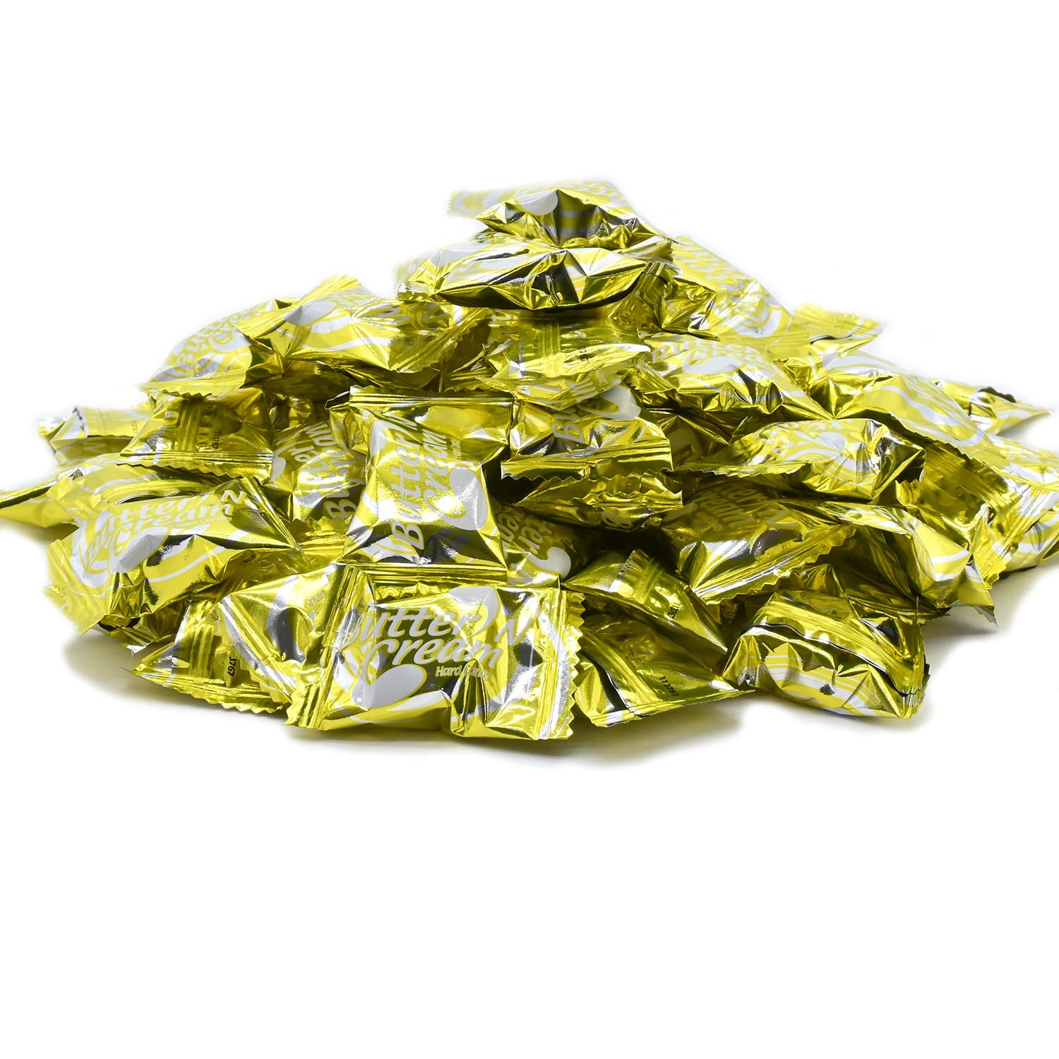 Butter Cream Toffee Hard Candy - 1 Pound Bulk Bag | Delicious Classic Candy for Parties, Gifts & Dessert Toppings | Old-Fashioned Sweet Treat for Holidays, Movie Nights & Office Snacks